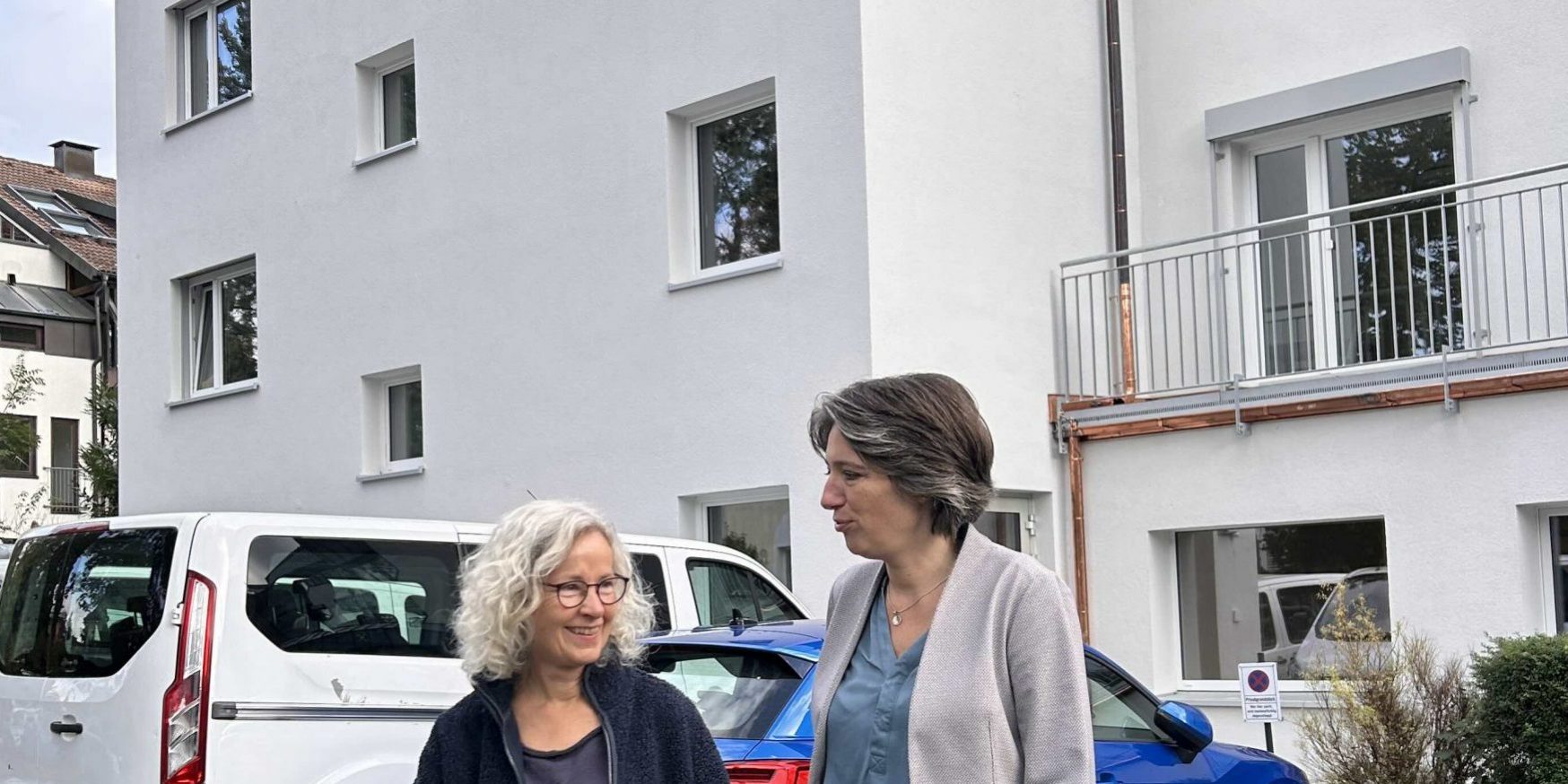 Architektin Ulrike Gehring-Fleig und Barbara Stetter