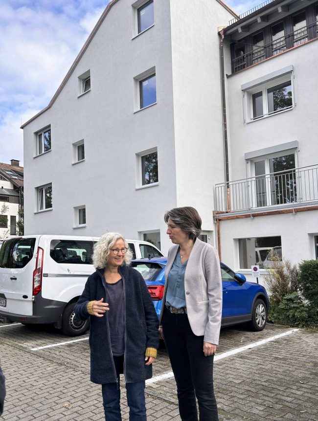 Architektin Ulrike Gehring-Fleig und Barbara Stetter